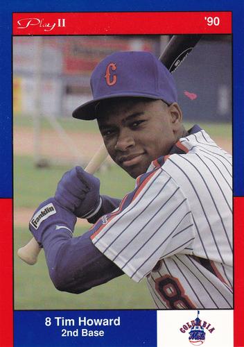 1990 Play II Columbia Mets Postcards #6 Series I Tim Howard Front