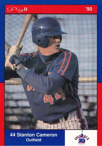 1990 Play II Columbia Mets Postcards #4 Series II Stanton Cameron Front