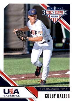 2020 Panini USA Baseball Stars & Stripes #33 Colby Halter Front