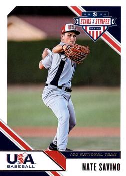 2020 Panini USA Baseball Stars & Stripes #82 Nate Savino Front
