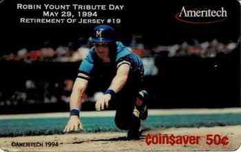 1994 Ameritech Phone Cards - Robin Yount Retirement Weekend #NNO Robin Yount Front