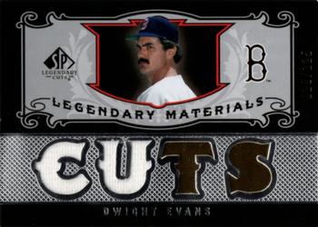 2007 SP Legendary Cuts - Legendary Materials Dual #LM-DE Dwight Evans Front