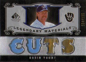 2007 SP Legendary Cuts - Legendary Materials Dual #LM-RY1 Robin Yount Front