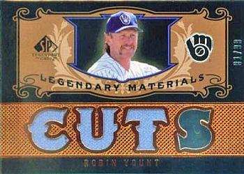 2007 SP Legendary Cuts - Legendary Materials Triple #LM-RY1 Robin Yount Front