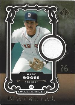 2007 SP Legendary Cuts - Masterful Materials #MM-WB Wade Boggs Front