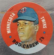 1968 Topps Test Discs #NNO Rod Carew Front