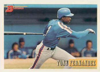 1993 Bowman #18 Tony Fernandez Front