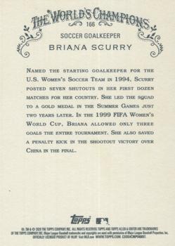 2020 Topps Allen & Ginter #166 Briana Scurry Back