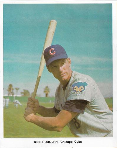 1971 Chicago Cubs Color Picture Set #NNO Ken Rudolph Front