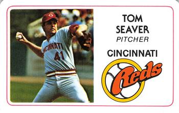 1981 Perma-Graphics Superstar Credit Cards #011 Tom Seaver Front