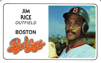 1981 Perma-Graphics Superstar Credit Cards #023 Jim Rice Front