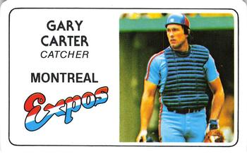 1981 Perma-Graphics Superstar Credit Cards #032 Gary Carter Front
