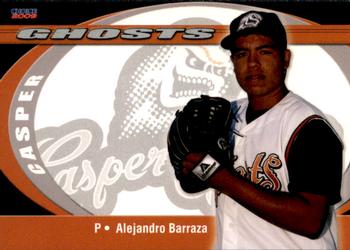 2009 Choice Casper Ghosts #5 Alejandro Barraza Front