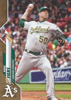 2020 Topps - Gold #212 Mike Fiers Front