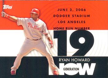 2007 Topps - Generation Now #GN19 Ryan Howard Front