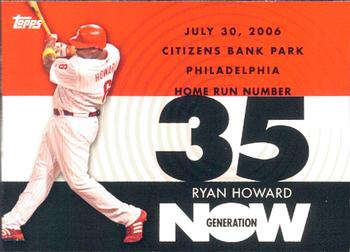 2007 Topps - Generation Now #GN35 Ryan Howard Front