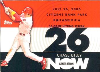 2007 Topps - Generation Now #GN76 Chase Utley Front