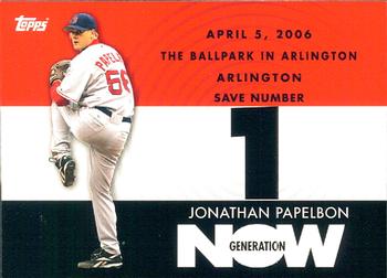 2007 Topps - Generation Now #GN481 Jonathan Papelbon Front
