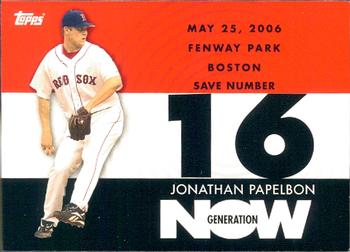2007 Topps - Generation Now #GN496 Jonathan Papelbon Front