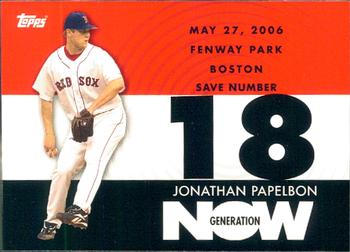 2007 Topps - Generation Now #GN498 Jonathan Papelbon Front