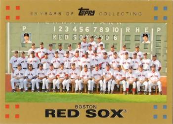 2007 Topps - Gold #236 Boston Red Sox Front