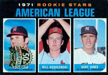 2020 Topps Heritage - 50th Anniversary Buybacks #559 American League 1971 Rookie Stars (Terry Cox / Bill Gogolewski / Gary Jones) Front
