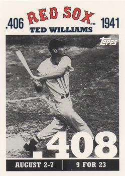 2007 Topps - Ted Williams 406 #TW25 Ted Williams Front