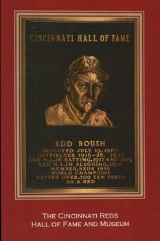 2002 Cincinnati Reds Hall of Fame and Museum Postcards #NNO Edd Roush Front