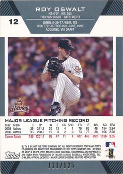 2007 Topps Co-Signers - Silver Gold #12 Roy Oswalt / Carlos Lee Back