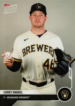 2020 Topps Now Road to Opening Day Milwaukee Brewers #OD-340 Corey Knebel Front