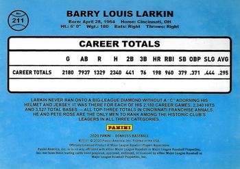 2020 Donruss - On Fire Emoji #211 Barry Larkin Back