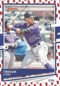 2020 Donruss - Presidential Collection #166 Trevor Story Front