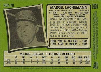 2020 Topps Heritage - Real One Autographs #ROA-ML Marcel Lachemann Back