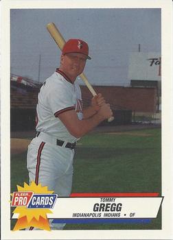 1993 Fleer ProCards Indianapolis Indians SGA #1496 Tommy Gregg Front