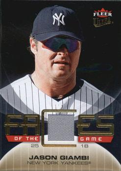 2007 Ultra - Faces of the Game Materials #GF-JG Jason Giambi Front