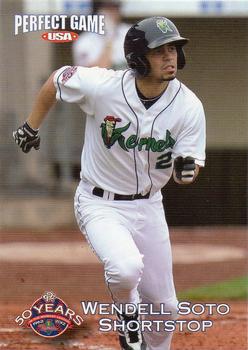 2012 Perfect Game Cedar Rapids Kernels #21 Wendell Soto Front