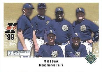 1999 Milwaukee Brewers Police - M&I Bank, Menomonee Falls #NNO Brewers Coaches Front