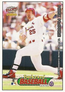 2000 Pacific - Backyard Baseball (White Border) #NNO Mark McGwire Front