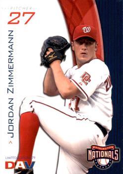 2009 DAV Major League #179 Jordan Zimmermann Front