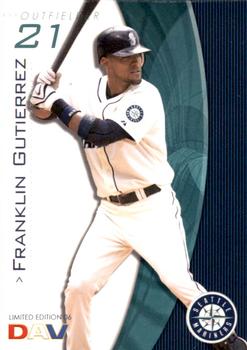 2009 DAV Major League #06 Franklin Gutierrez Front