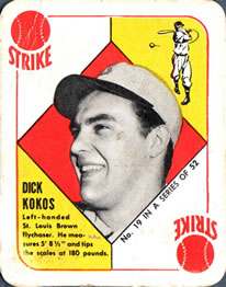 1951 Topps Red Backs #19 Dick Kokos Front