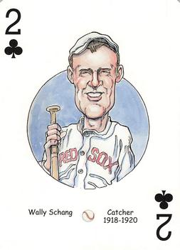 2005 Hero Decks Boston Red Sox Baseball Heroes Playing Cards (1st Edition) #2♣ Wally Schang Front