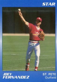 1989 Star St. Petersburg Cardinals - Platinum #12 Joey Fernandez Front