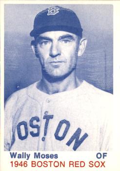 1975 TCMA 1946 Boston Red Sox (Blue Names) #NNO Wally Moses Front