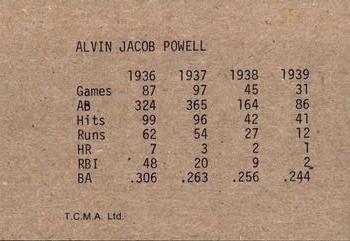 1983 TCMA 1936-39 New York Yankee Dynasty #NNO Jake Powell Back
