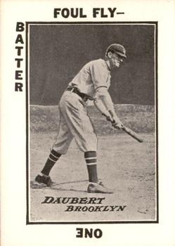 1973 TCMA 1913 Tom Barker Baseball Card Game (WG6 Red Backs) (reprint) #NNO Jake Daubert Front