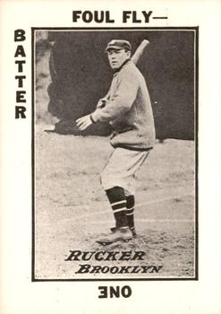 1973 TCMA 1913 Tom Barker Baseball Card Game (WG6 Red Backs) (reprint) #NNO Nap Rucker Front