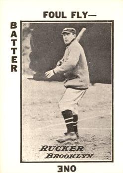 1973 TCMA 1913 Tom Barker Baseball Card Game (WG6) (reprint) #NNO Nap Rucker Front