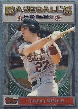1993 Finest #21 Todd Zeile Front