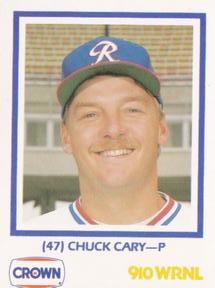 1987 Richmond Braves #NNO Chuck Cary Front